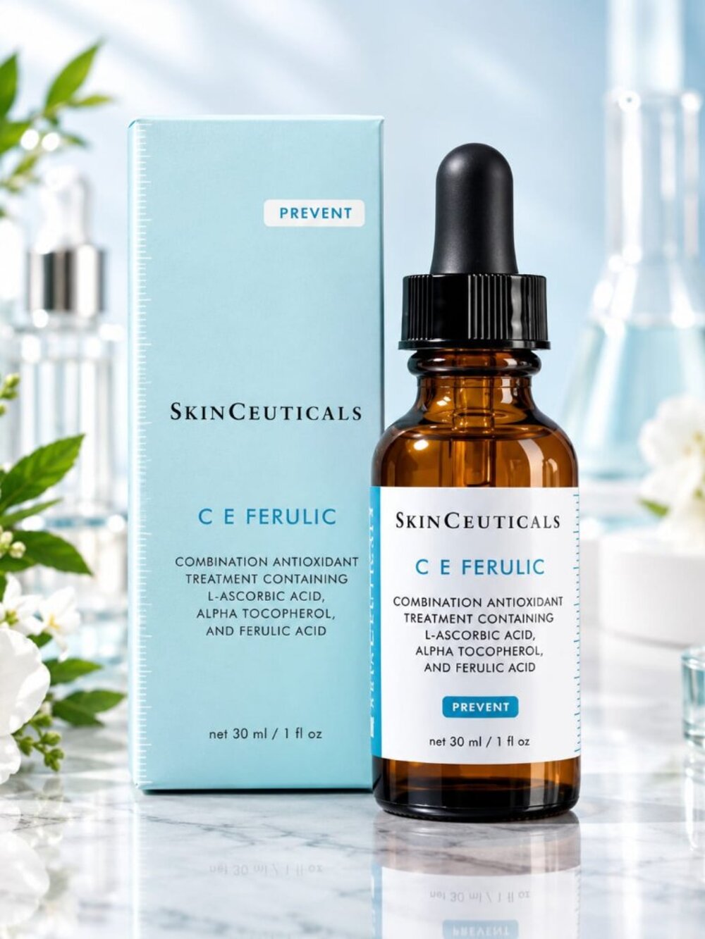 SkinCeuticals C E Ferulic Vitamin C Serum 1 fl oz 30ml Antioxidant Face Serum